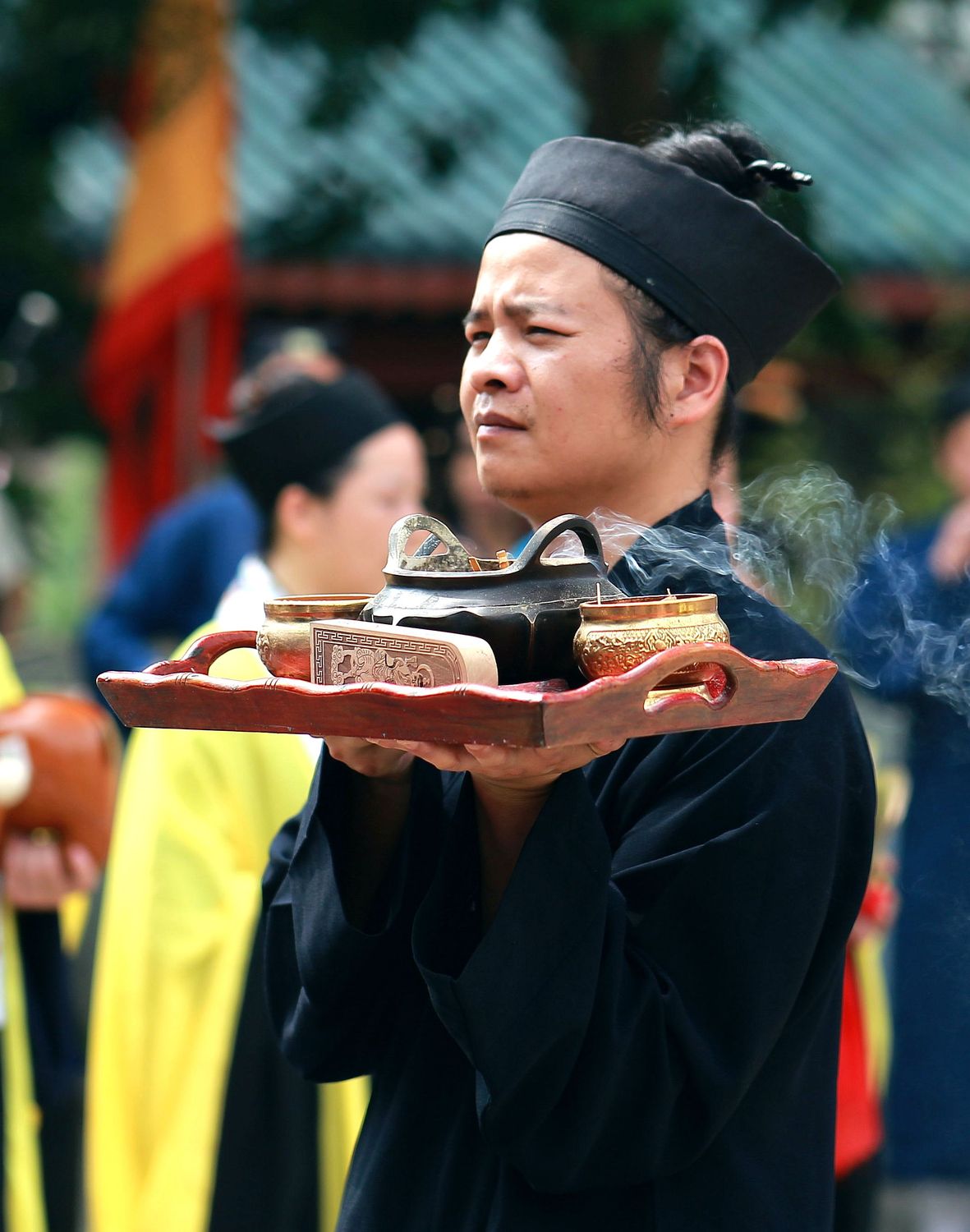 仙风道骨,主持玉清宫玉皇殿神像开光系列祈福大法会的道长们