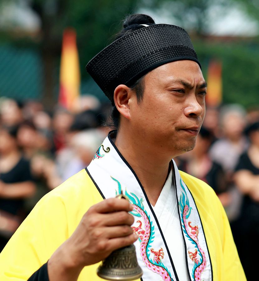 仙风道骨,主持玉清宫玉皇殿神像开光系列祈福大法会的道长们