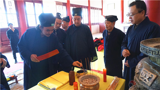 湖北省2018戊戌年正一派道士初授箓人员培训班在咸宁九宫山瑞庆宫举办