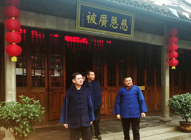 上海市道协会长吉宏忠道长一行检查慰问上海宫观