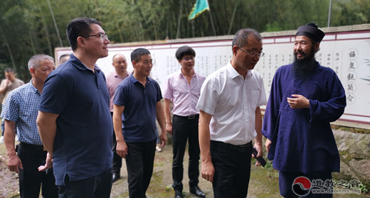 浙江省瑞安市委统战部长一行调研陶山福泉观